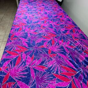 Rare 7.5 Yards MissBrenner Vintage Fabric Nylon ~ Vibrant Pink, Purple, Red